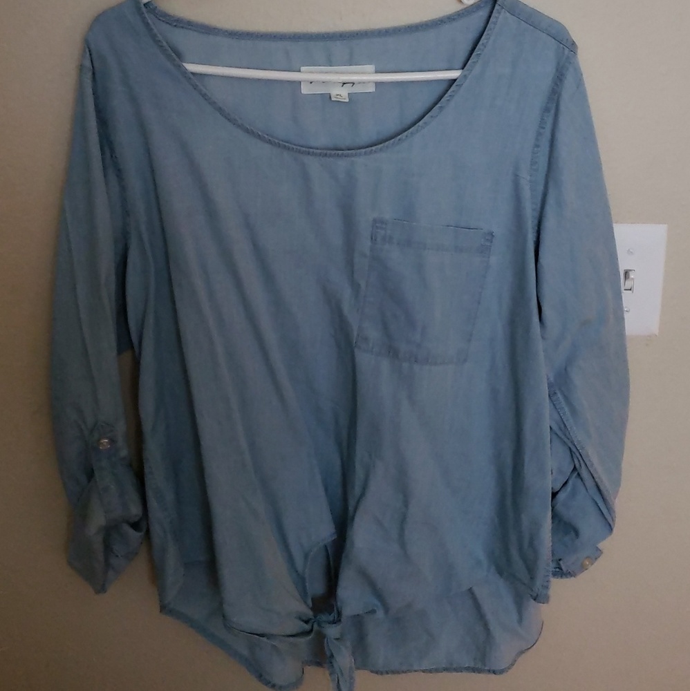 Jean blouse